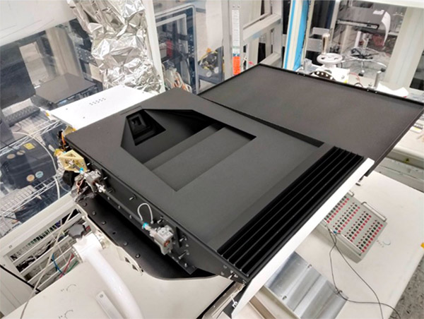 WFI-1 was tested and aligned in a clean-room facility at SwRI before launch.